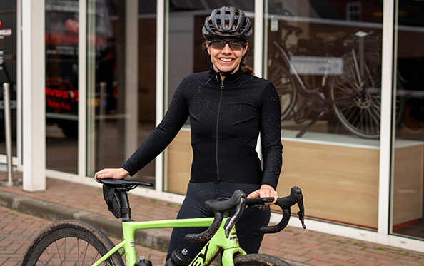 Daisy: "Opgeven is geen optie. Niet op de fiets en niet in het leven."
